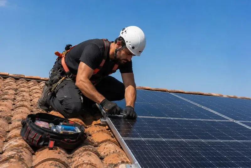 Maintenance et monitoring de panneaux solaires à Sèvremont